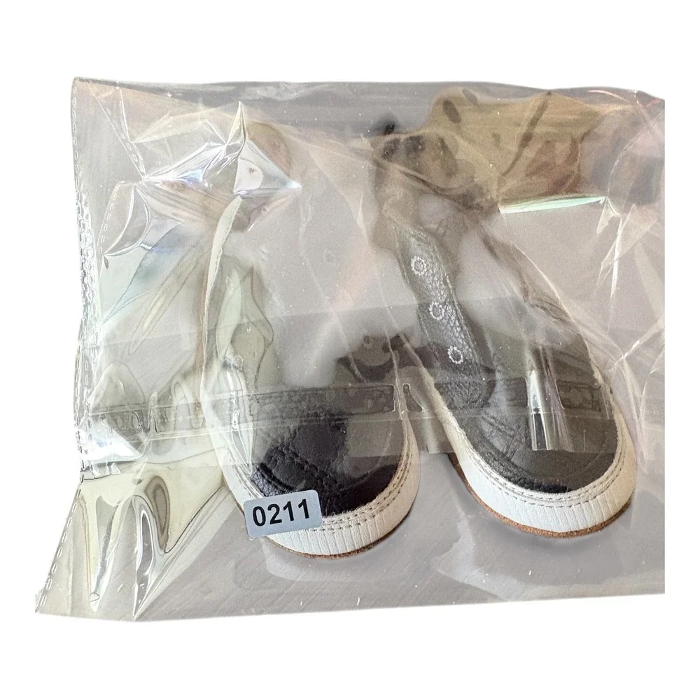 Robeez Baby Boys Black Quilted Leather Soft Sole Shoes 12-18 Months RBB12861